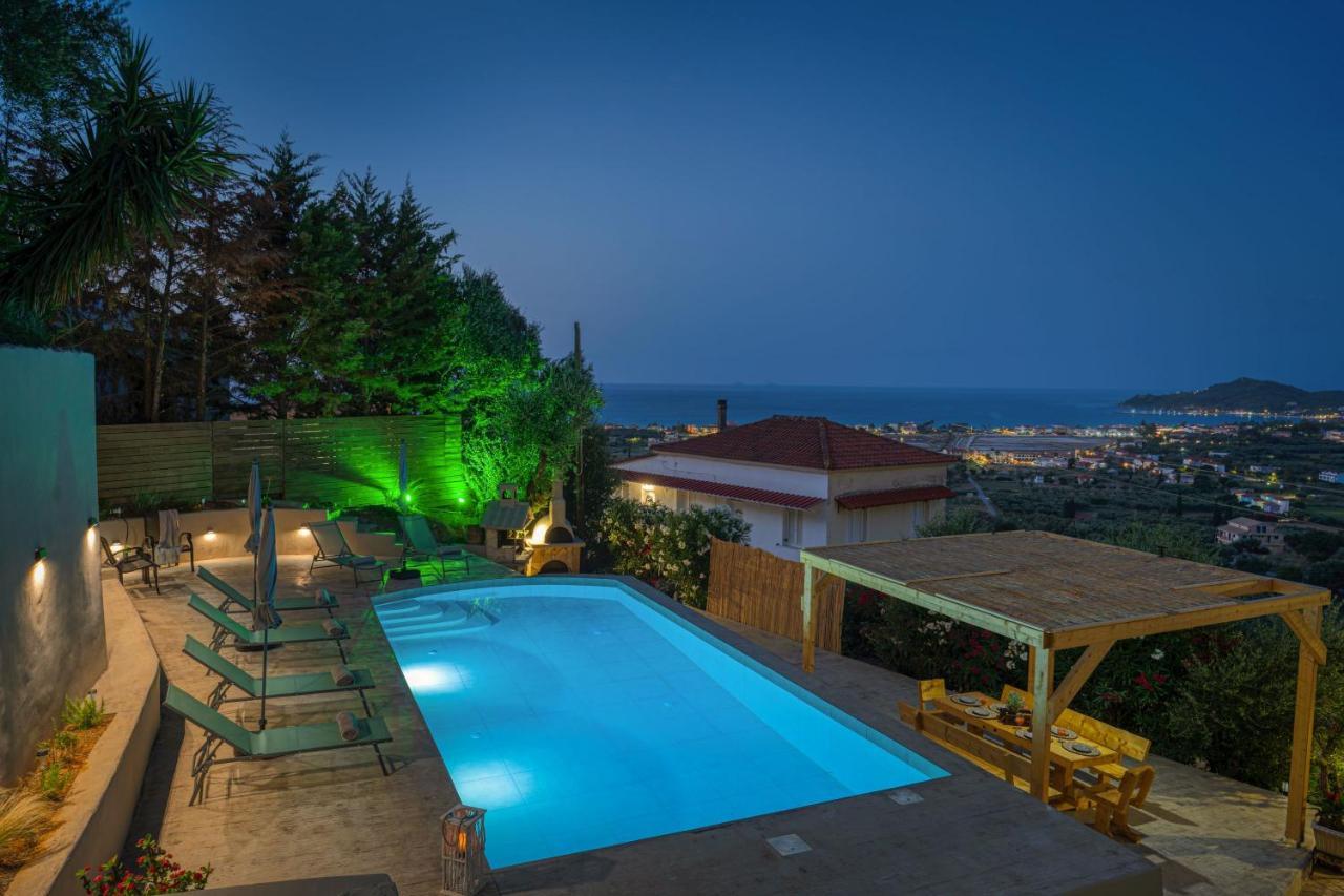 Zante Luxury Seaview With Private Pool Katastárion