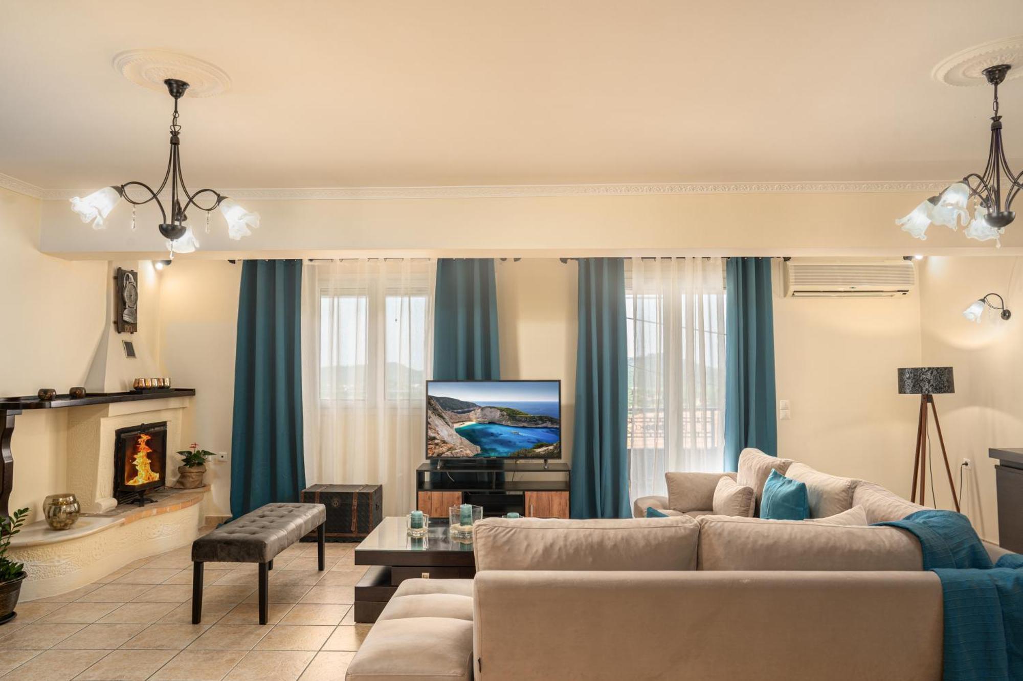 Zante Luxury Seaview With Private Pool Ferienhaus Katastárion